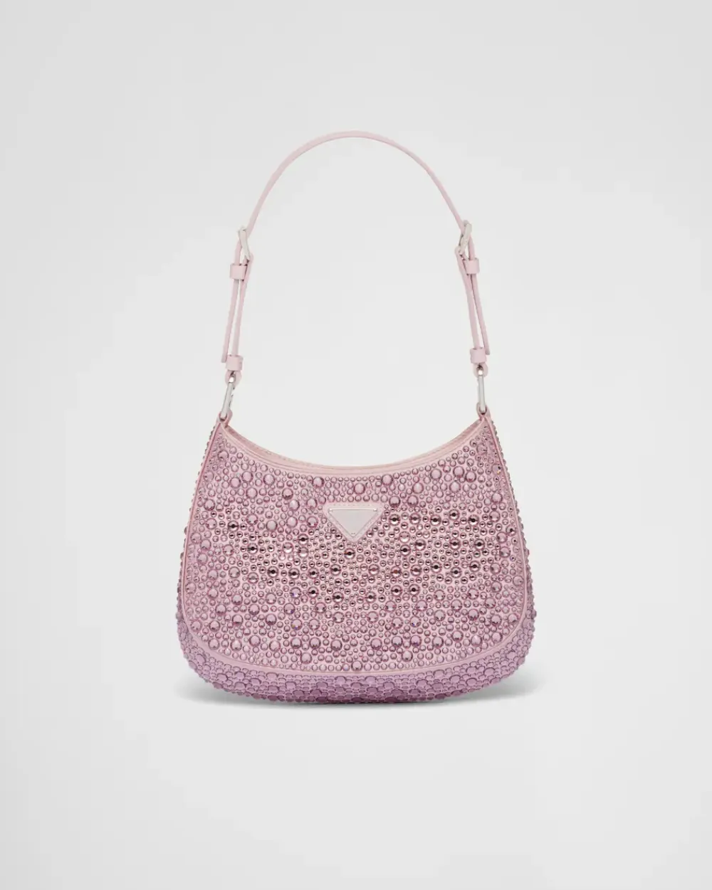 Prada PRADA CLEO^Bolso De Satén Cleo Con Cristales