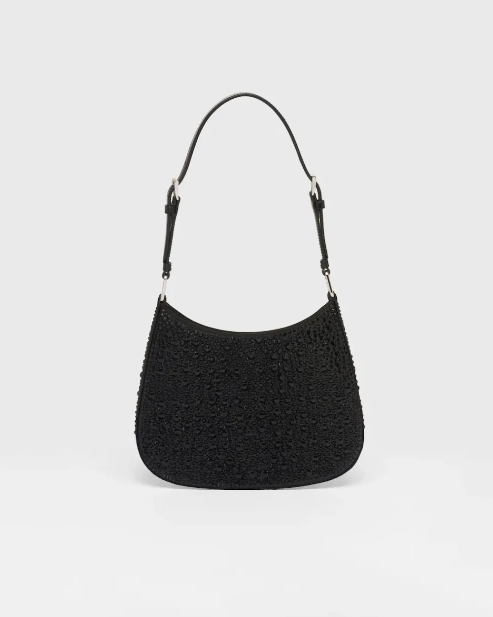 Prada PRADA CLEO^Bolso De Satén Cleo Con Cristales