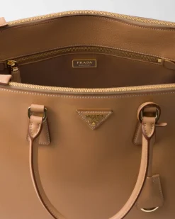 Mujer Prada PRADA GALLERIA|BOLSOS CON ASA SUPERIOR^Bolso Extragrande Galleria De Piel