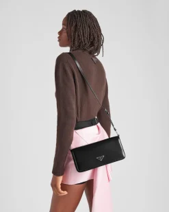 Mujer Prada BOLSOS DE HOMBRO|BOLSOS DE HOMBRO^Bolso Femme De Piel Cepillada De