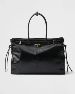 Mujer Prada BOLSOS CON ASA SUPERIOR|BOLSOS CON ASA SUPERIOR^Bolso Grande De Piel