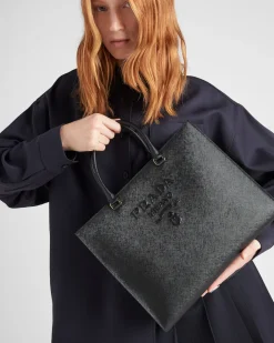 Mujer Prada BOLSOS GRANDES|BOLSOS GRANDES^Bolso Grande De Piel Saffiano