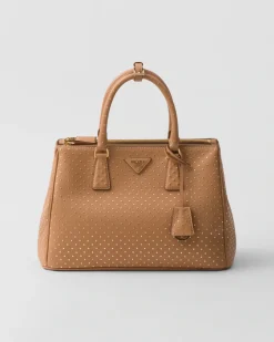 Mujer Prada PRADA GALLERIA|BOLSOS CON ASA SUPERIOR^Bolso Grande Galleria De Piel Con Tachuelas
