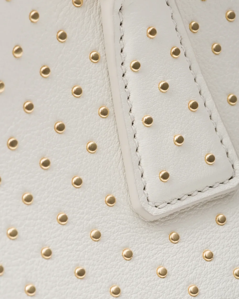 Mujer Prada PRADA GALLERIA|BOLSOS CON ASA SUPERIOR^Bolso Grande Galleria De Piel Con Tachuelas