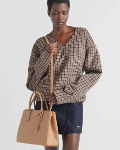 Mujer Prada PRADA GALLERIA|BOLSOS CON ASA SUPERIOR^Bolso Grande Galleria De Piel Saffiano