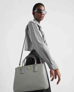 Mujer Prada PRADA GALLERIA|BOLSOS CON ASA SUPERIOR^Bolso Grande Galleria De Piel Saffiano