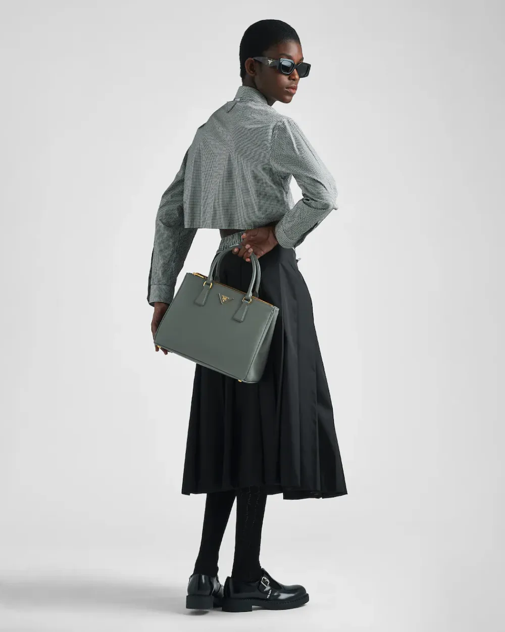 Mujer Prada PRADA GALLERIA|BOLSOS CON ASA SUPERIOR^Bolso Grande Galleria De Piel Saffiano