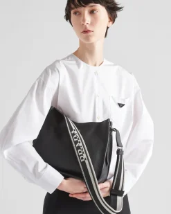 Mujer Prada BOLSOS DE HOMBRO|BOLSOS DE HOMBRO^Bolso Hobo De Piel