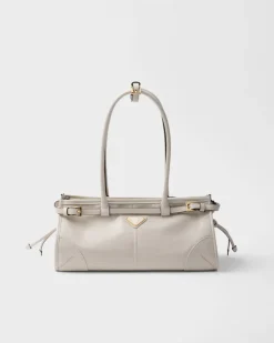 Mujer Prada BOLSOS CON ASA SUPERIOR|BOLSOS CON ASA SUPERIOR^Bolso Mediano De Piel