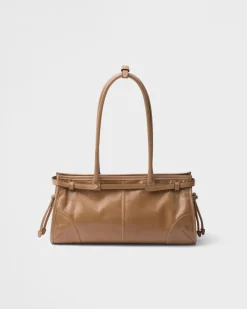Mujer Prada BOLSOS CON ASA SUPERIOR|BOLSOS CON ASA SUPERIOR^Bolso Mediano De Piel