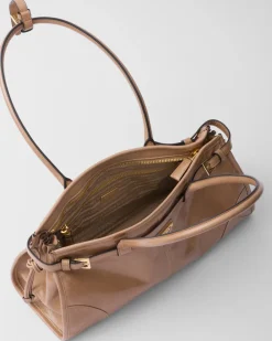 Mujer Prada BOLSOS CON ASA SUPERIOR|BOLSOS CON ASA SUPERIOR^Bolso Mediano De Piel