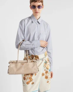 Mujer Prada BOLSOS CON ASA SUPERIOR|BOLSOS CON ASA SUPERIOR^Bolso Mediano De Piel