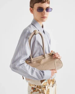 Mujer Prada BOLSOS CON ASA SUPERIOR|BOLSOS CON ASA SUPERIOR^Bolso Mediano De Piel