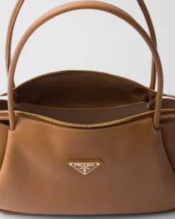 Mujer Prada BOLSOS CON ASA SUPERIOR|BOLSOS CON ASA SUPERIOR^Bolso Mediano De Piel
