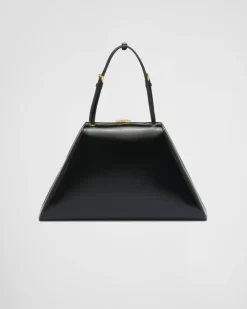Mujer Prada BOLSOS CON ASA SUPERIOR|BOLSOS CON ASA SUPERIOR^Bolso Mediano De Piel Cepillada