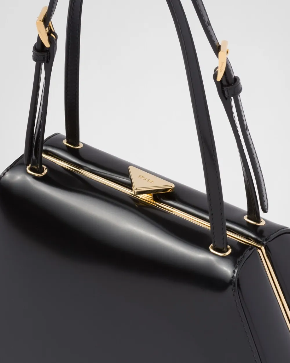 Mujer Prada BOLSOS CON ASA SUPERIOR|BOLSOS CON ASA SUPERIOR^Bolso Mediano De Piel Cepillada