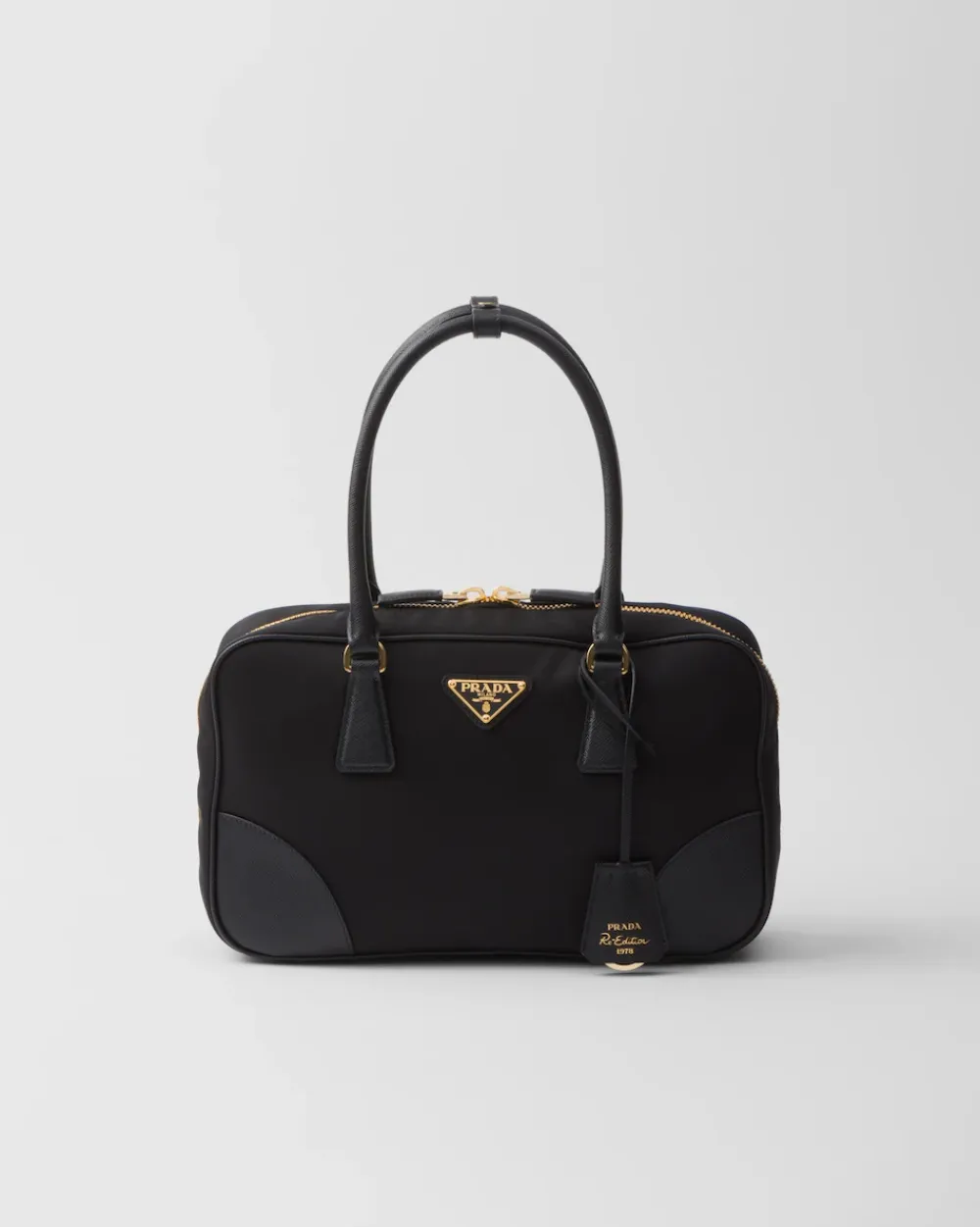 Mujer Prada COLECCIÓN FEMENINA|BOLSOS CON ASA SUPERIOR^Bolso Mediano De Re-nylon Y Piel Saffiano Con Dos Asas Re-edition 1978