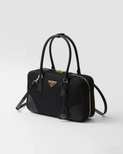 Mujer Prada COLECCIÓN FEMENINA|BOLSOS CON ASA SUPERIOR^Bolso Mediano De Re-nylon Y Piel Saffiano Con Dos Asas Re-edition 1978