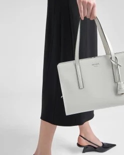 Mujer Prada BOLSOS CON ASA SUPERIOR|BOLSOS CON ASA SUPERIOR^Bolso Mediano En Piel Cepillada Re-edition 1995