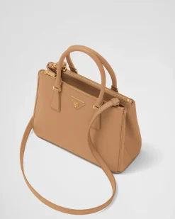 Mujer Prada PRADA GALLERIA|BOLSOS CON ASA SUPERIOR^Bolso Mediano Galleria De Piel Saffiano
