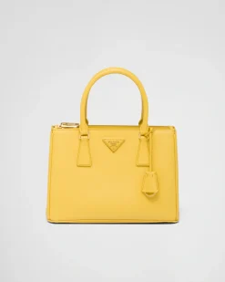 Mujer Prada BOLSOS CON ASA SUPERIOR|BOLSOS CON ASA SUPERIOR^Bolso Mediano Galleria De Piel Saffiano