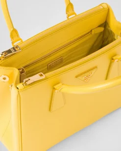 Mujer Prada BOLSOS CON ASA SUPERIOR|BOLSOS CON ASA SUPERIOR^Bolso Mediano Galleria De Piel Saffiano