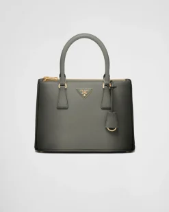 Mujer Prada BOLSOS CON ASA SUPERIOR|BOLSOS CON ASA SUPERIOR^Bolso Mediano Galleria De Piel Saffiano Sombreada