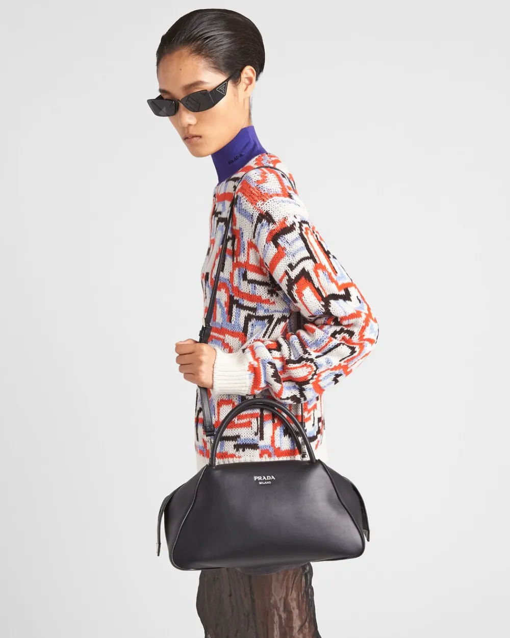Mujer Prada BOLSOS CON ASA SUPERIOR|BOLSOS CON ASA SUPERIOR^Bolso Mediano Supernova De Piel