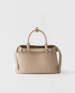 Prada PRADA BUCKLE^Bolso Pequeño De Piel Buckle Con Doble Cinturón