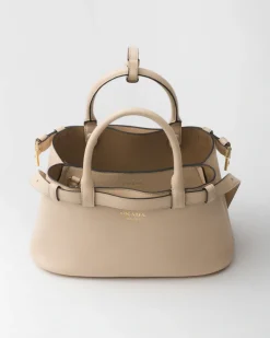 Prada PRADA BUCKLE^Bolso Pequeño De Piel Buckle Con Doble Cinturón