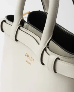Mujer Prada PRADA BUCKLE|BOLSOS CON ASA SUPERIOR^Bolso Pequeño De Piel Buckle Con Doble Cinturón