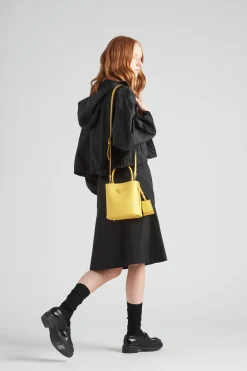 Mujer Prada BOLSOS CON ASA SUPERIOR|BOLSOS CON ASA SUPERIOR^Bolso Pequeño De Piel Saffiano Panier