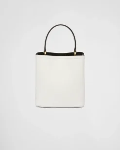 Mujer Prada BOLSOS CON ASA SUPERIOR|BOLSOS CON ASA SUPERIOR^Bolso Pequeño De Piel Saffiano Panier