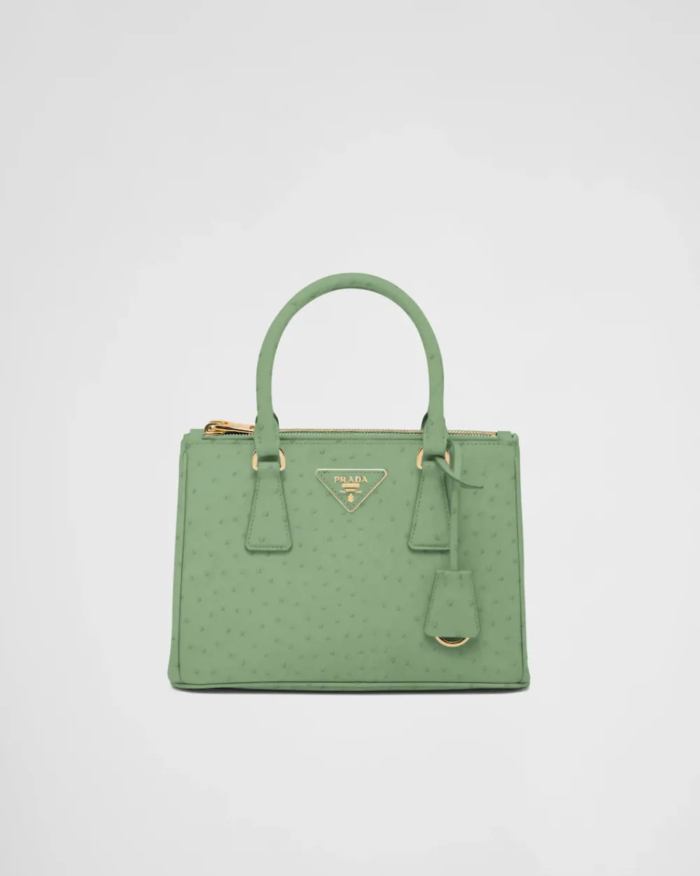 Prada PRADA GALLERIA^Bolso Pequeño Galleria De Piel De Avestruz