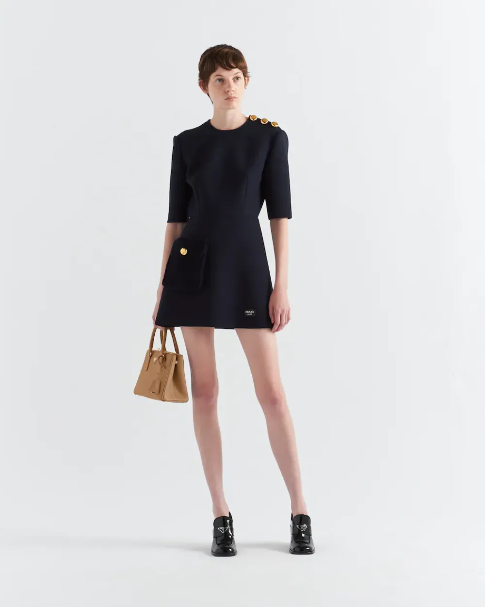 Mujer Prada PRADA GALLERIA|BOLSOS CON ASA SUPERIOR^Bolso Pequeño Galleria De Piel Saffiano