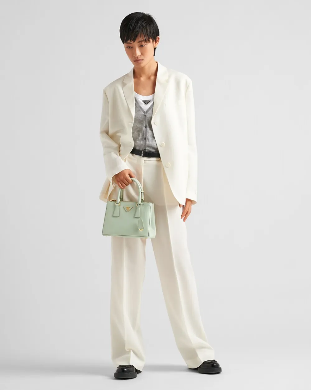 Mujer Prada PRADA GALLERIA|BOLSOS CON ASA SUPERIOR^Bolso Pequeño Galleria De Piel Saffiano