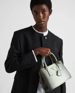 Mujer Prada BOLSOS CON ASA SUPERIOR|BOLSOS CON ASA SUPERIOR^Bolso Pequeño Galleria De Piel Saffiano Sombreada