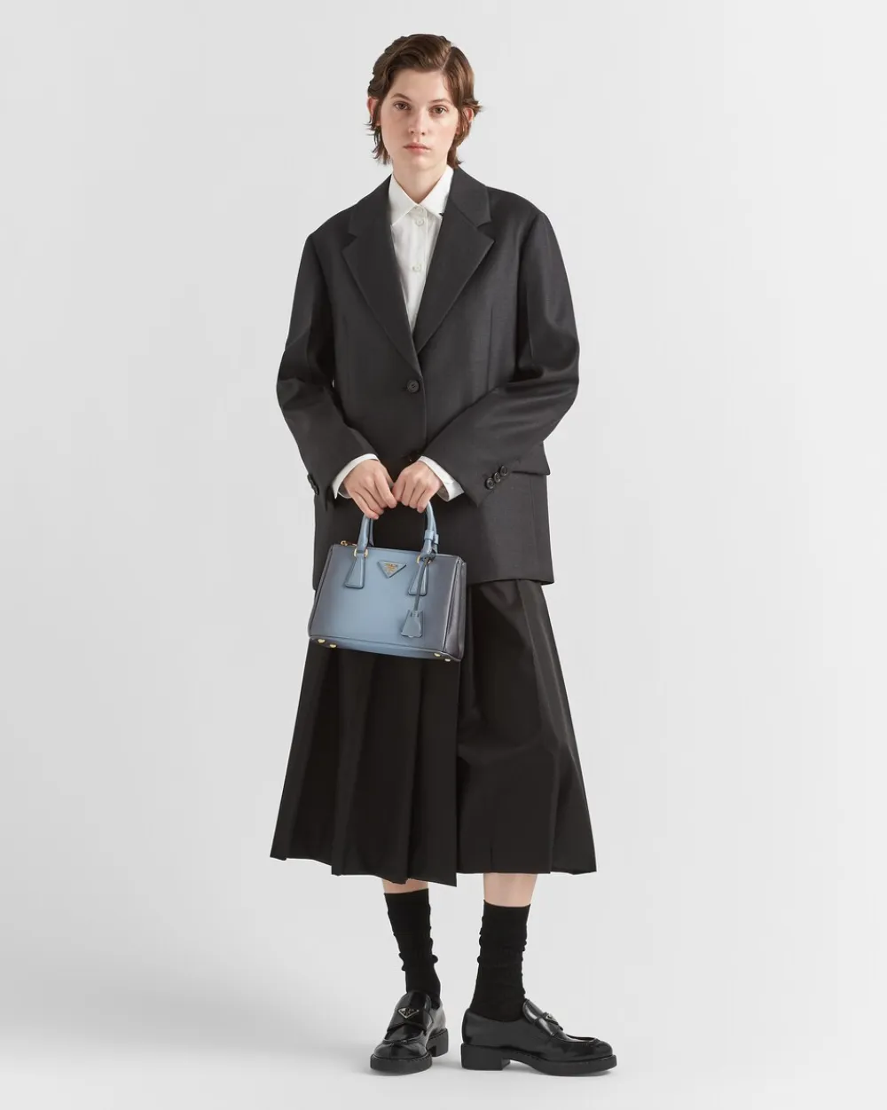Mujer Prada BOLSOS CON ASA SUPERIOR|BOLSOS CON ASA SUPERIOR^Bolso Pequeño Galleria De Piel Saffiano Sombreada