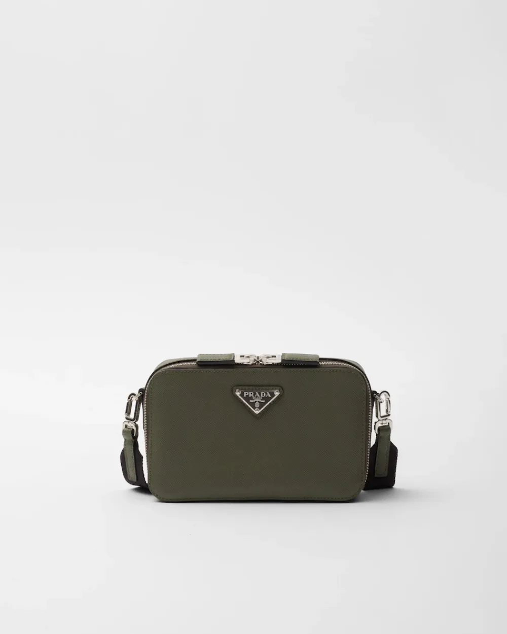 Hombre Prada BOLSOS MENSAJEROS^Bolso Brique De Piel Saffiano