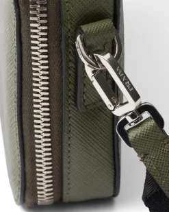 Hombre Prada BOLSOS MENSAJEROS^Bolso Brique De Piel Saffiano