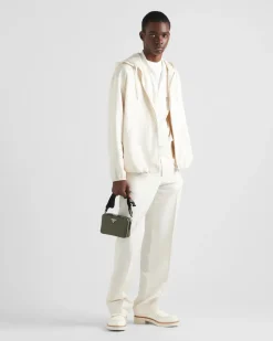 Hombre Prada BOLSOS MENSAJEROS^Bolso Brique De Piel Saffiano