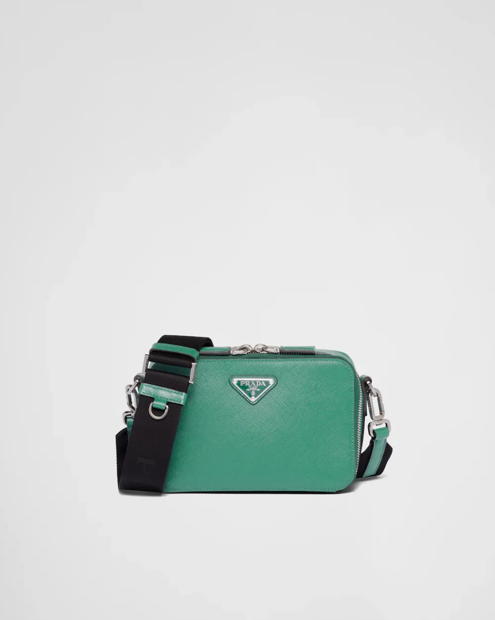 Hombre Prada BOLSOS MENSAJEROS^Bolso Brique De Piel Saffiano