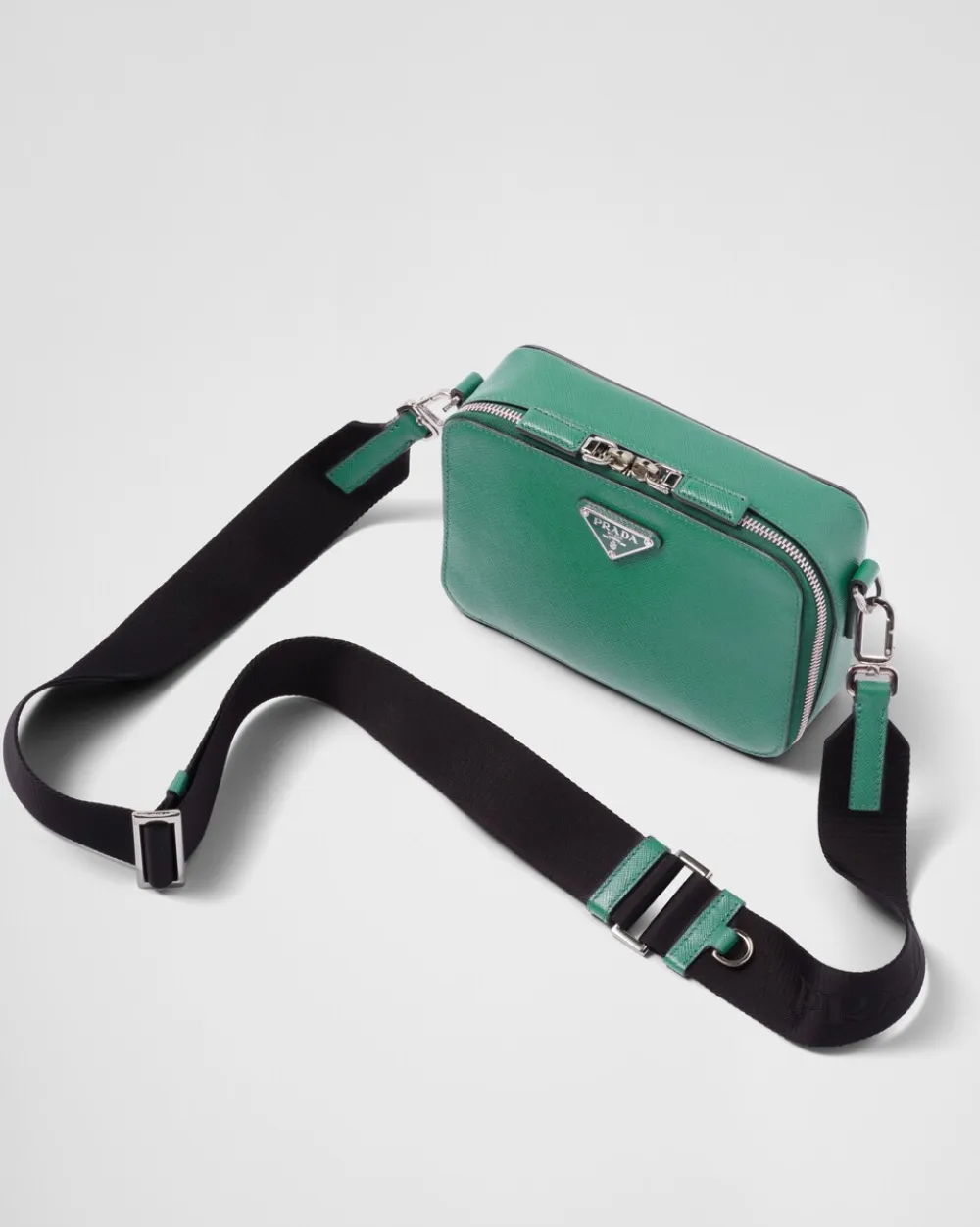 Hombre Prada BOLSOS MENSAJEROS^Bolso Brique De Piel Saffiano