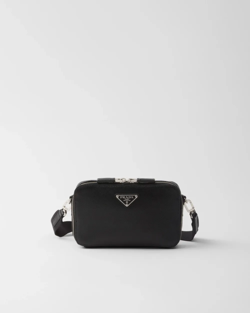Hombre Prada BOLSOS MENSAJEROS^Bolso Brique De Piel Saffiano
