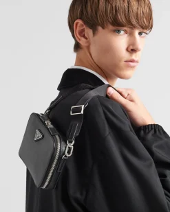 Hombre Prada BOLSOS MENSAJEROS^Bolso Brique De Piel Saffiano