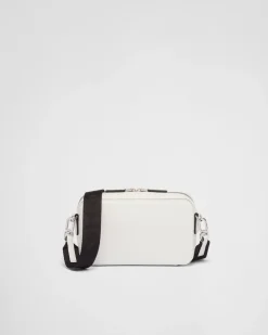 Hombre Prada BOLSOS MENSAJEROS^Bolso Brique De Piel Saffiano