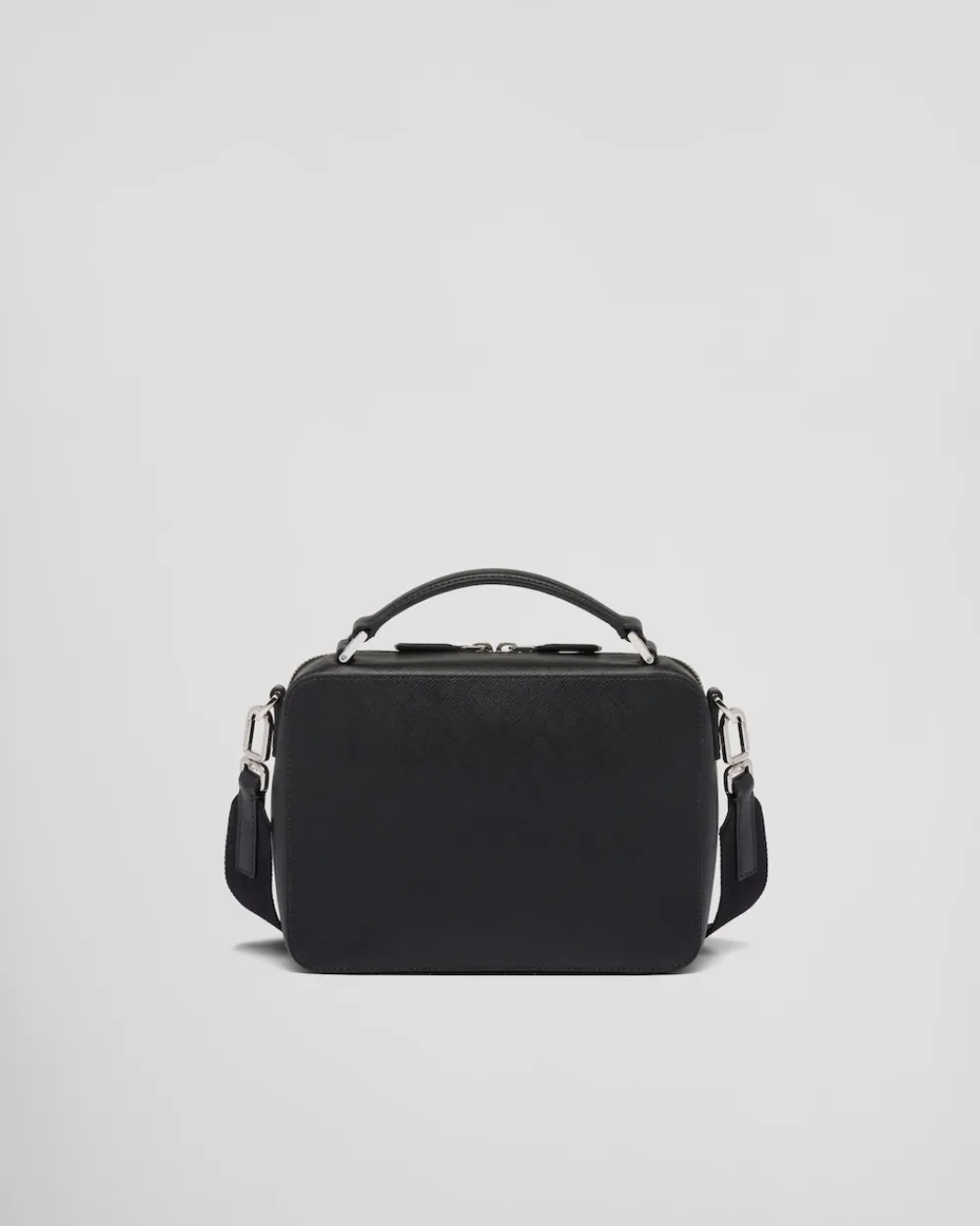 Hombre Prada BOLSOS MENSAJEROS^Bolso Brique De Piel Saffiano
