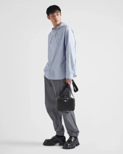Hombre Prada BOLSOS MENSAJEROS^Bolso Brique De Piel Saffiano