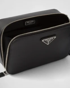 Hombre Prada BOLSOS MENSAJEROS^Bolso Brique De Piel Saffiano