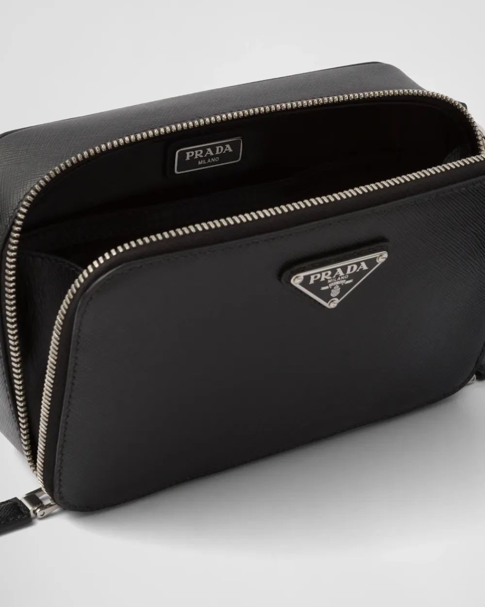 Hombre Prada BOLSOS MENSAJEROS^Bolso Brique De Piel Saffiano